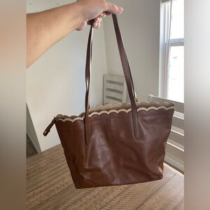 IMNYC Isaac Mizrahi leather tote bag shoulder bag